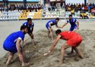 رقابت هشت تیم در مسابقات کبدی ساحلی کارگران کشور در بندرعباس