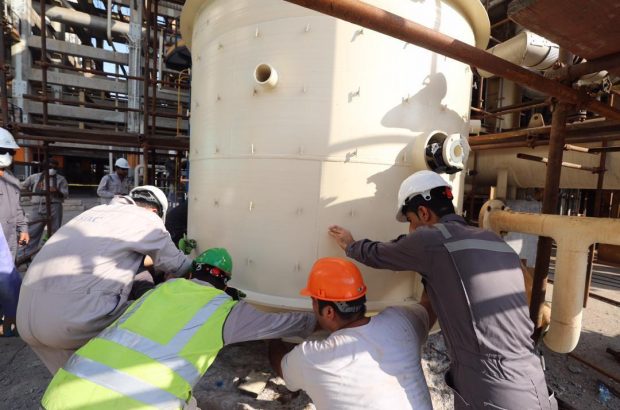 تعمیرات اساسی در واحد بنزین سازی پالایشگاه ستاره خلیج فارس